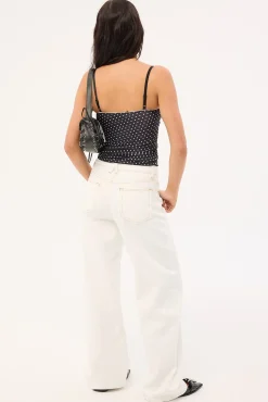 Top Model Mid Baggy Jean Porcelain