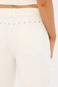 Top Model Studded Jean Porcelain