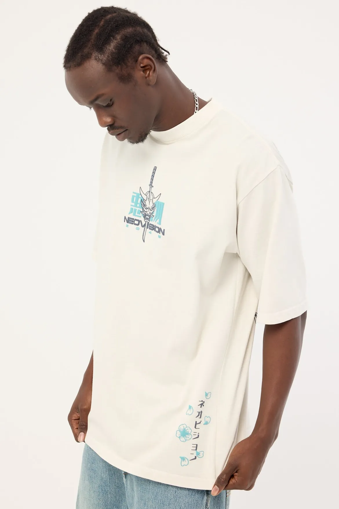 Torii Street Super Heavy Tee Washed Grey Fog