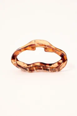 Tort Hair Claw Clip Brown