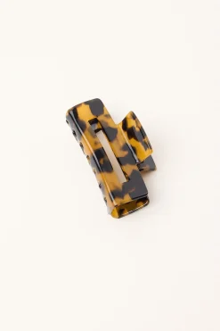 Tort Hair Claw Clip Brown