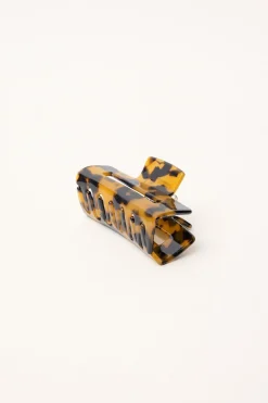Tort Hair Claw Clip Brown
