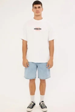 Toshi Heavyweight Boxy Tee White