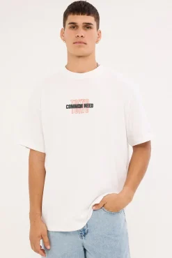 Toshi Heavyweight Boxy Tee White
