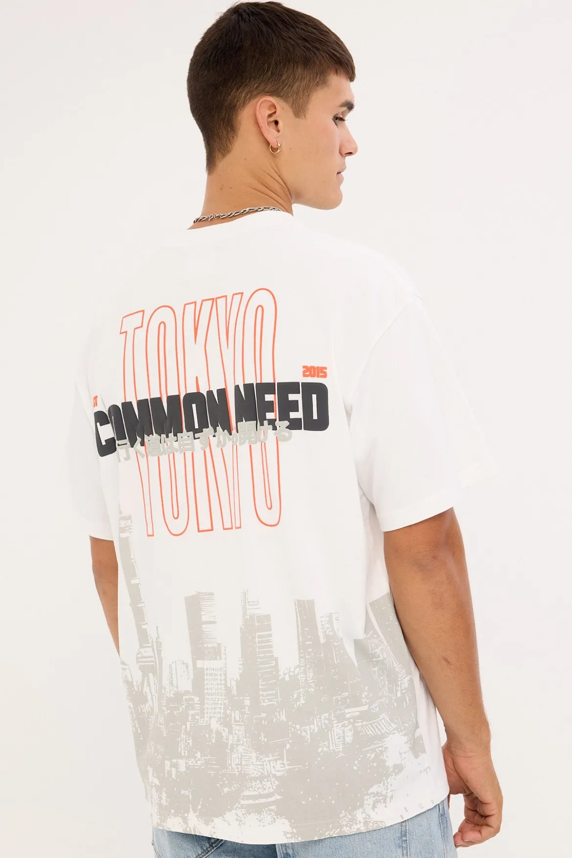 Toshi Heavyweight Boxy Tee White