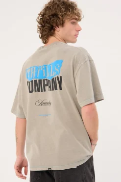 Total Anarchy Box Fit Oversize Short Tee Fog