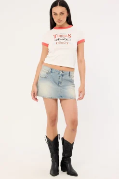 Touch The Sky Boy Tee Dirty White
