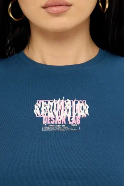 Toxic Baby Tee Teal