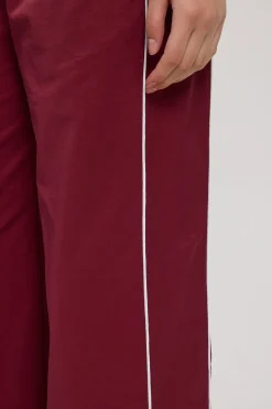 Track Star Straight Leg Pants Burgundy