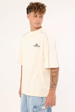 Trackside Heavyweight Easy Tee Cloud White