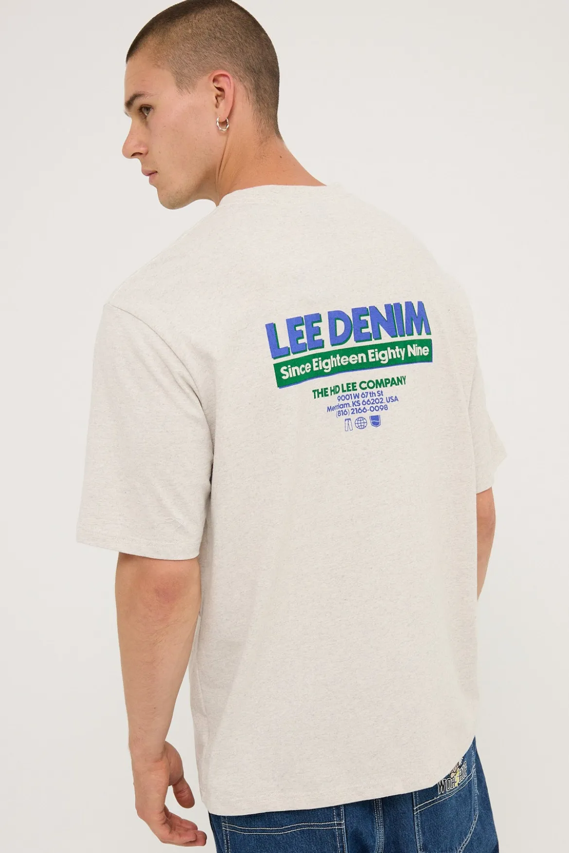Trade Baggy Tee Grey Marle
