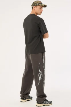 Tribal Baggy Sweatpant Washed Night Black