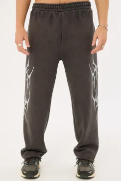 Tribal Baggy Sweatpant Washed Night Black