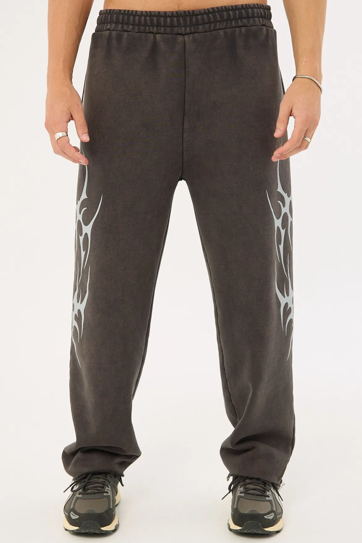 Tribal Baggy Sweatpant Washed Night Black