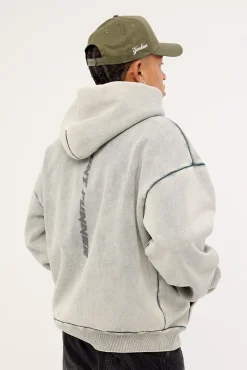 Tribal Dept Hoodie Concrete