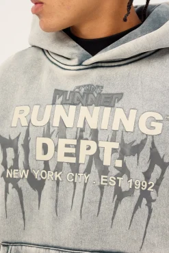 Tribal Dept Hoodie Concrete