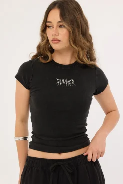 Tribe Nano Tee Washed Black
