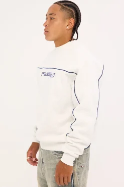 Trigger Crew Fleece Ecru Marle