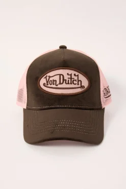 Trucker Hat Brown/Pink