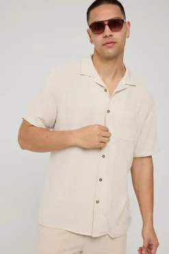 Truth Resort Collar Shirt Oatmeal