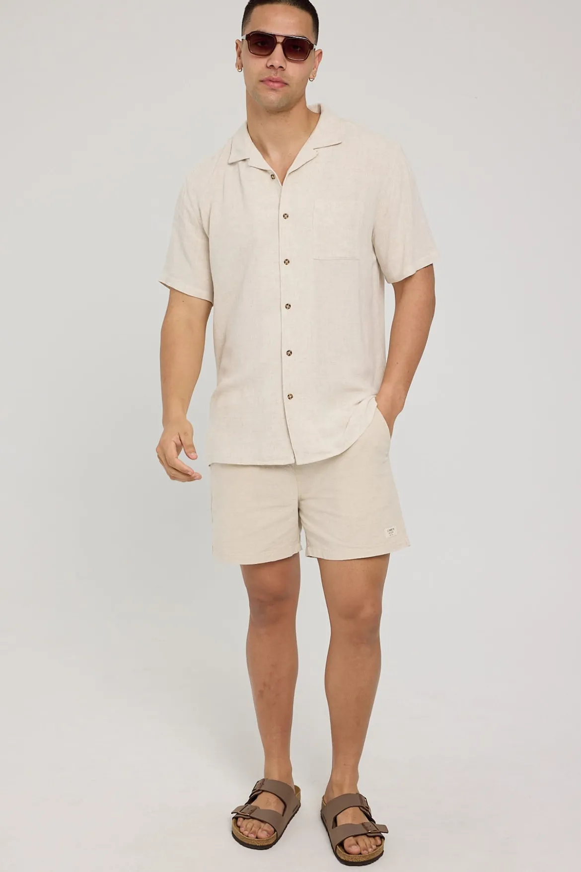 Truth Resort Collar Shirt Oatmeal