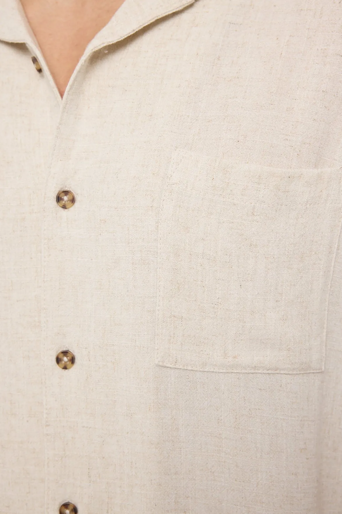 Truth Resort Collar Shirt Oatmeal