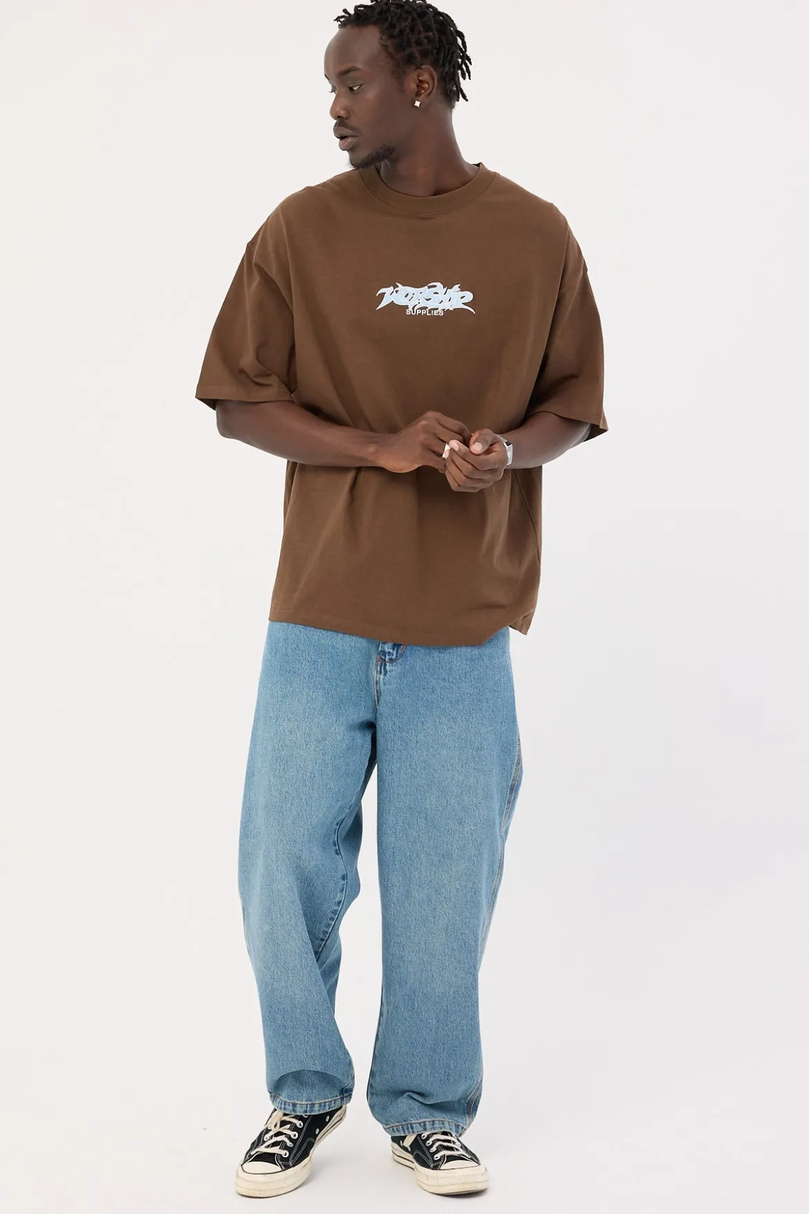 Try Again Big Lounger Jean Dirty Rage Blue