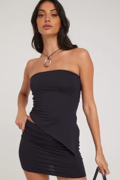 Tube Mini Skirt Black