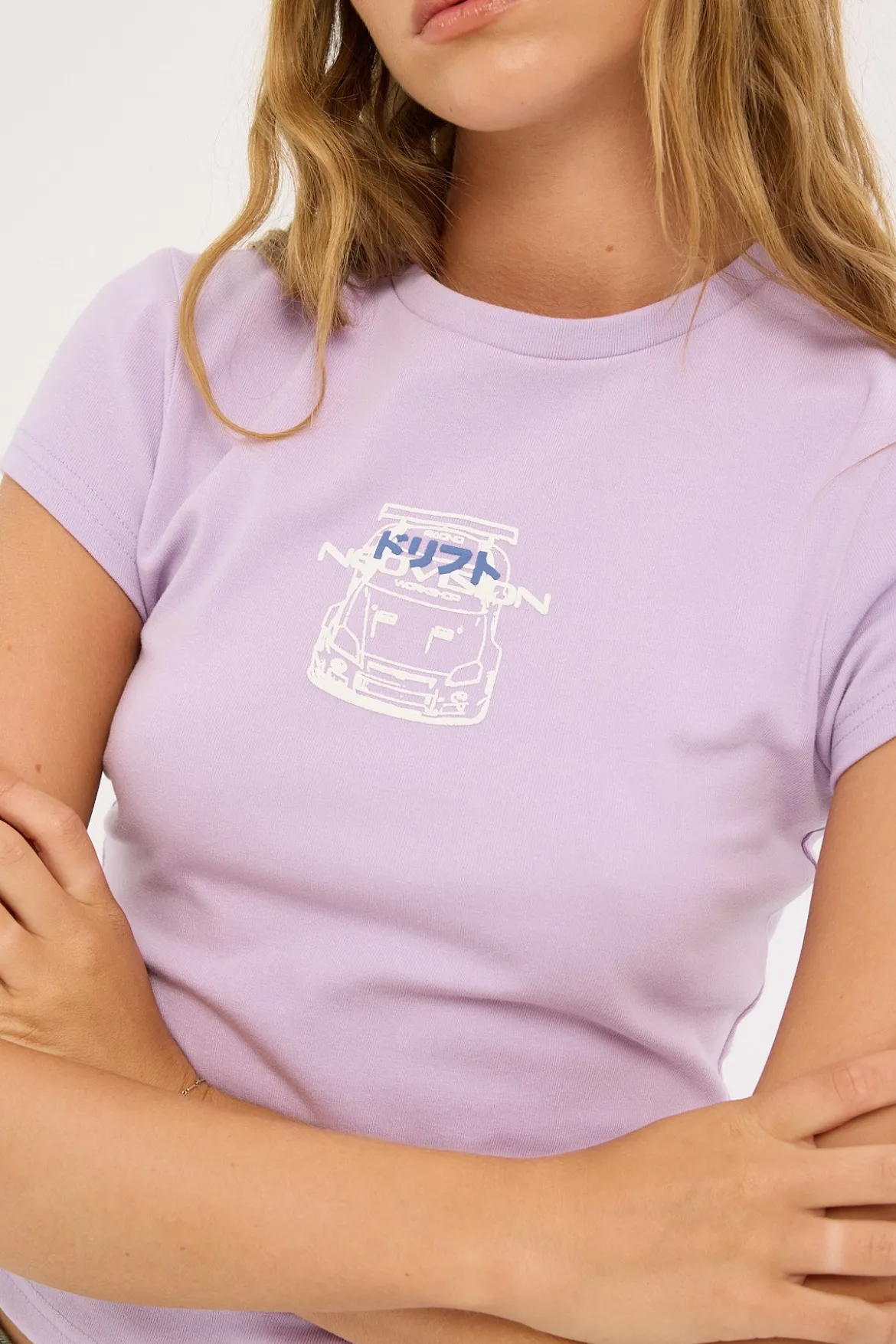 Tuner Baby Tee Lilac