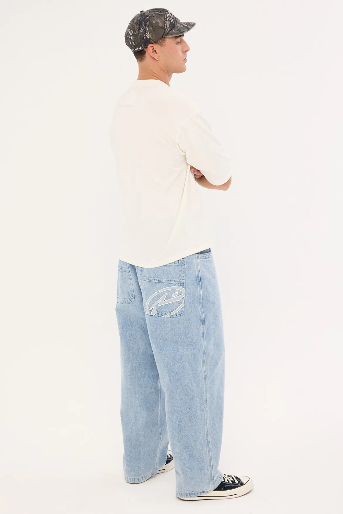 Turbo Baggy Jean True Blue
