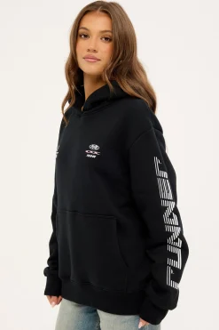 Turbo Charge Hoodie Black Bubblegum