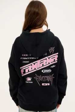 Turbo Charge Hoodie Black Bubblegum