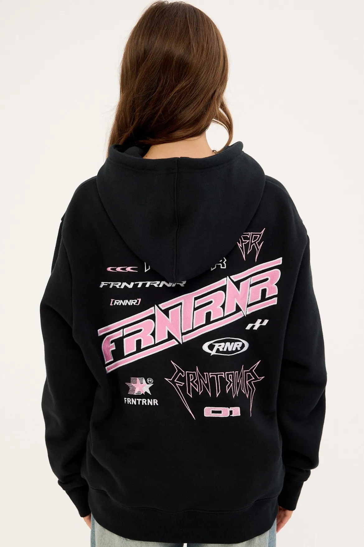 Turbo Charge Hoodie Black Bubblegum