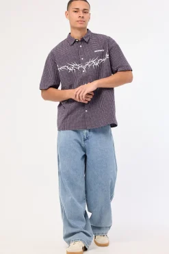 Tusk Goliath Extreme Baggy Jean Ash Blue