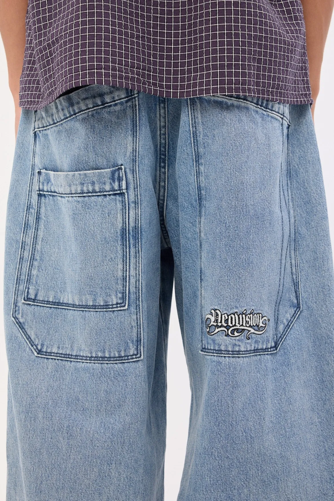 Tusk Goliath Extreme Baggy Jean Ash Blue