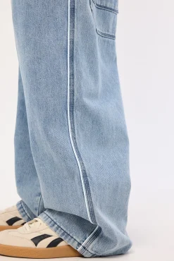 Tusk Goliath Extreme Baggy Jean Ash Blue