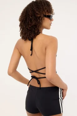 Tusk Wrap Bralette Black