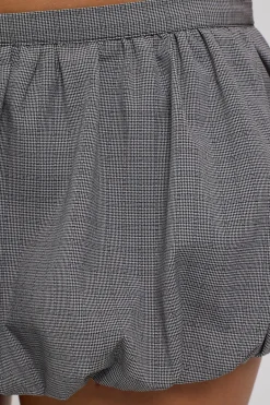 Un Tutu Mini Skort Onyx Gingham