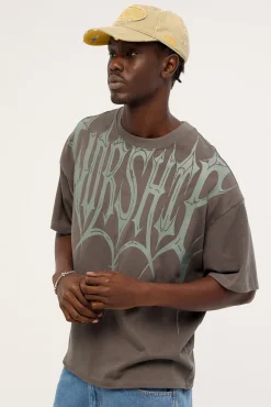 Unchainedbox Box Crop Tee Worn Black