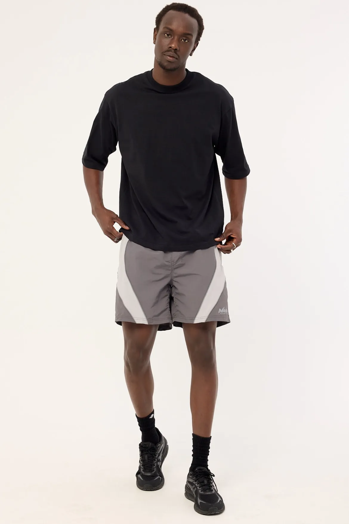Underpass Elastic Waist Short Grey