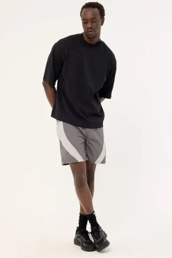 Underpass Elastic Waist Short Grey