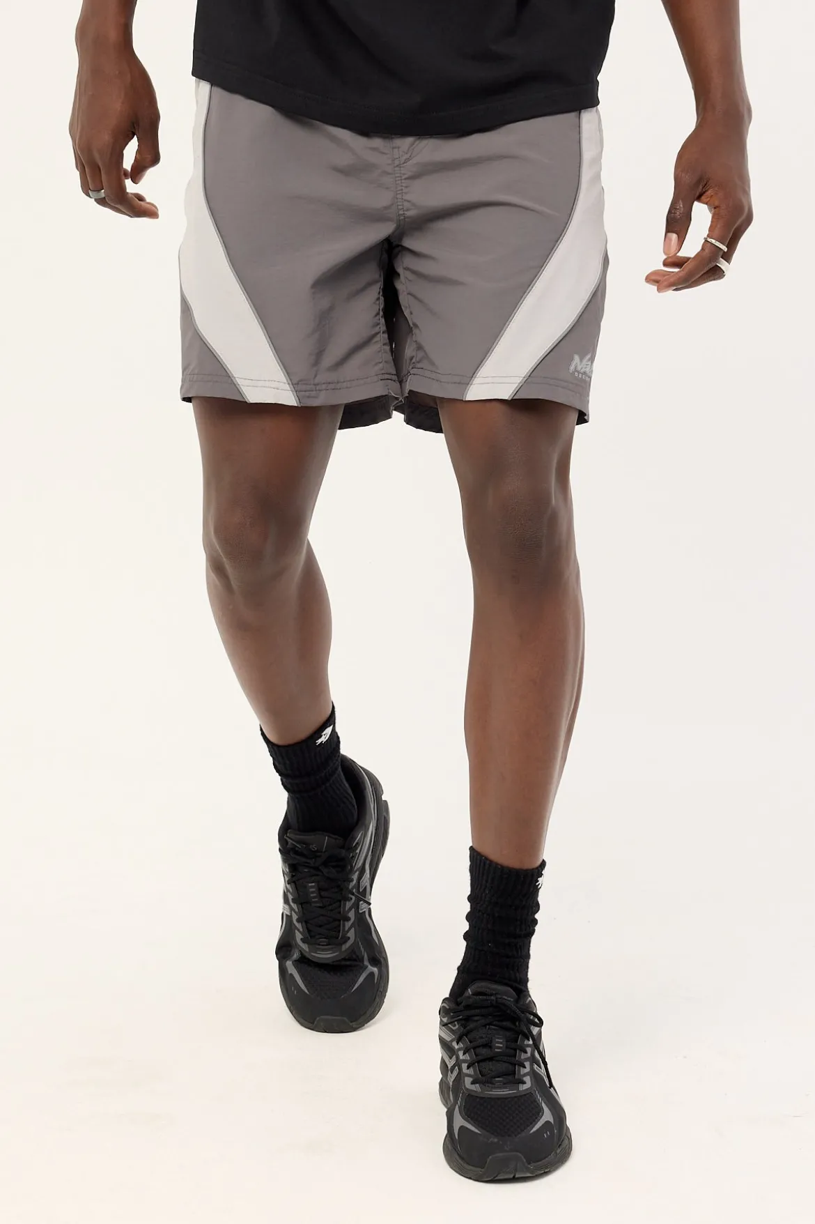 Underpass Elastic Waist Short Grey