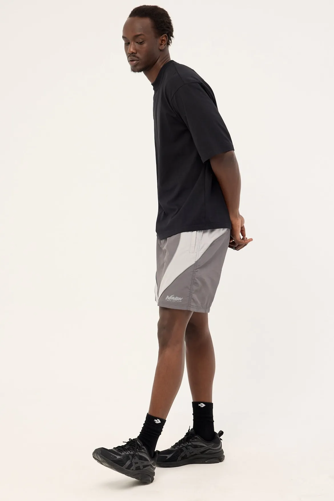 Underpass Elastic Waist Short Grey