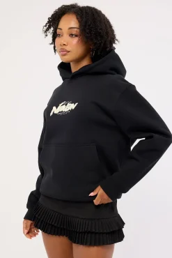 Underpass Relaxed Hoodie Black