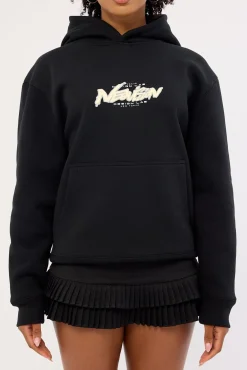 Underpass Relaxed Hoodie Black