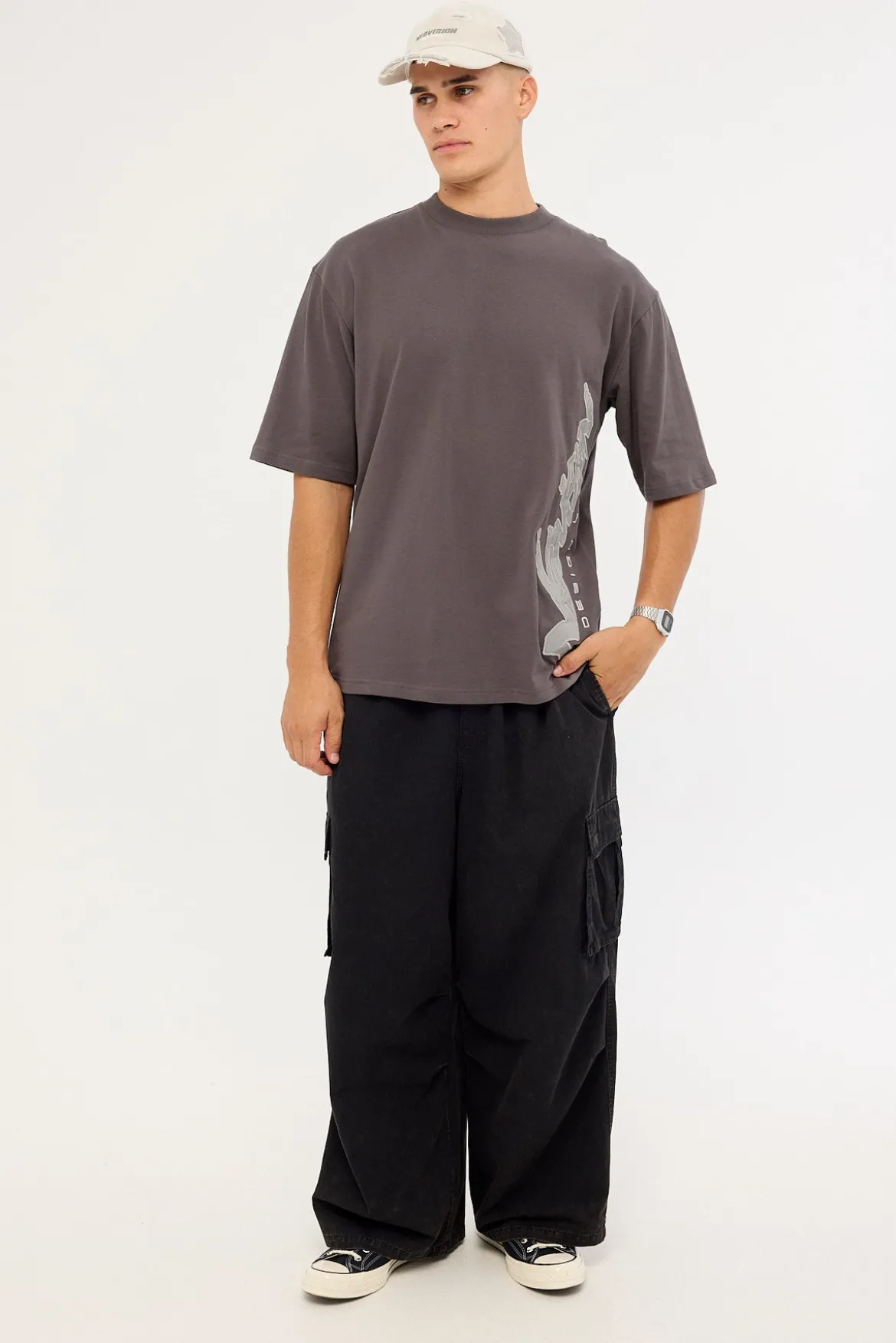 Underpass Street Super Heavy Tee Dark Grey