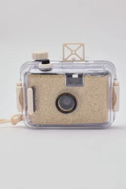 Underwater Camera Glitter Gold