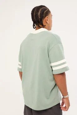 Valecrest Short Sleeve Rugby Polo Sage