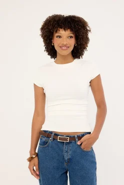 Valery Fitted T-Shirt White