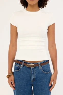 Valery Fitted T-Shirt White